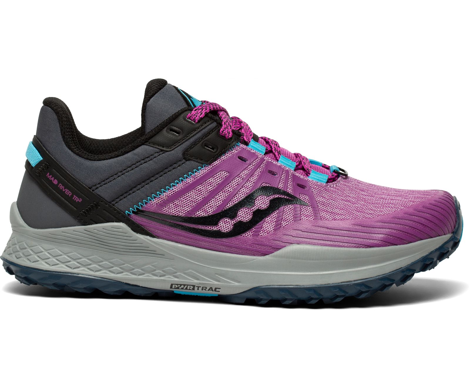 Tenis Para Trail Running Saucony Mad River Tr 2 Mujer Morados Grises | México 225JPQJ